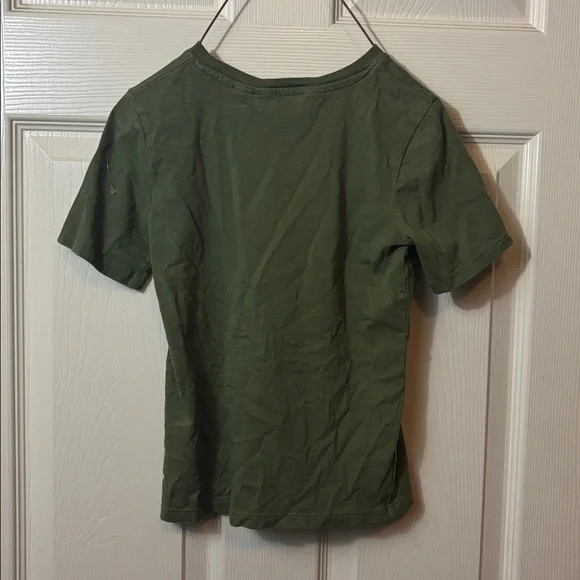 H&M Green Dinosaur Graphic Tee Jurassic park 6X/7 - Picture 2 of 4